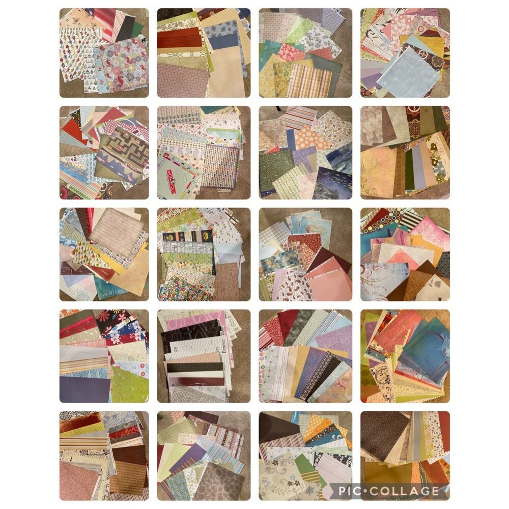 Scrapbook Paper 5 Pounds Various Bundles Crafting Scrapbooking Card Making